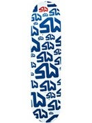 Skate Warehouse Wht/Blue Fade Deck  8 x 32