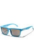 Spy Helm Matte Blue-Happy Brz Polarized/Blk Mir