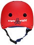 Triple 8 Brainsaver Helmet  United Red Rubber