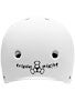Triple 8 Brainsaver Dual Certified Helmet  White Rubber