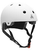 Triple 8 Brainsaver Dual Certified Helmet  White Rubber