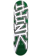 Think Green & White Tag Deck  8.25 x 32