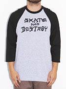 Thrasher Skate and Destroy Raglan Shirt