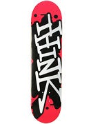 Think Spray Tag Red/White Deck  7.75 x 31.625