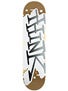 Think Spray Tag Gold/White Deck  7.875 x 31.875
