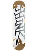 Think Spray Tag Gold/White Deck  7.875 x 31.875