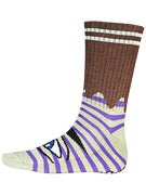 Toy Machine Sect Eye Stripe Crew Socks