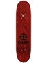 Threat by Zero Amped Orange Deck  7.875 x 31.5