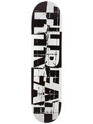 Threat by Zero Shredded Black Deck  7.75 x 31.5