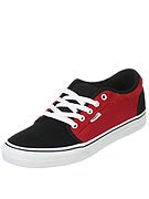 Vans Chukka Low Shoes Black/Racer Red