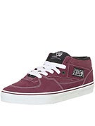 Vans Half Cab Shoes Burgandy/White