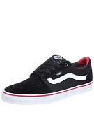 Vans Lindero Shoes  Black/White/Scarlet