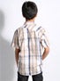 Volcom Ex Factor Plaid S/S Kids Woven Shirt
