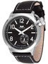 Vestal Canteen Watch  Black/Brushed SIlver/Black