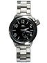 Vestal Canteen Metal Watch  Brushed Silver/Silver/Black