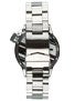 Vestal Canteen Metal Watch  Brushed Silver/Silver/Black