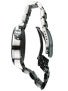 Vestal Canteen Metal Watch  Brushed Silver/Silver/Black