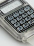 Vestal Data Mat Watch  Clear/Clear/Black
