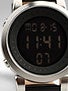 Vestal Digital Doppler Watch Brushed Black/Silver/Black