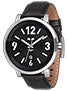 Vestal Doppler Slim Watch Brushed Black/Silver/Black