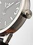 Vestal Doppler Slim Watch Brushed Black/Silver/Black
