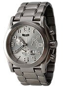 Vestal De Novo Watch Silver/Silver/Silver Sunray