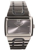 Vestal Elite Watch Polished Silver with Grey