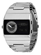 Vestal Metal Monte Carlo Watch  Silver/Silver/Black