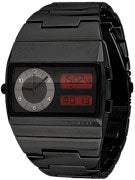 Vestal Metal Monte Carlo Watch Black/Black/Black/Red