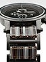 Vestal Plexi Acetate Watch Grey-Black Striped/Blk/Blk