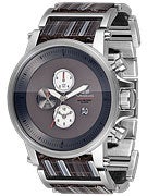 Vestal Plexi Acetate Watch Silver/Silver/Gun Metal/Grey