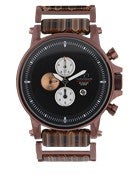 Vestal Plexi Watch Brown Striped/Brown/Black