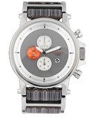 Vestal Plexi Watch Gray Striped/Silver/Grey