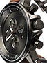 Vestal Plexi Leather Watch Gun/Oiled Brown/Brushed