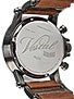 Vestal Plexi Leather Watch Gun/Oiled Brown/Brushed