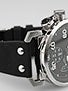 Vestal USS Observer Chrono Watch Blk/Silver/Brushed Blk