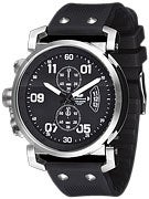 Vestal USS Observer Chrono Watch Blk/Silver/Brushed Blk