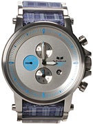 Vestal Plexi Watch Silver/Blue/White