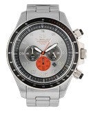 Vestal ZR-3 Watch Silv/Silv/Silv w/ Orang