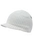 Full Stone Visor Beanie White