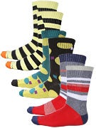 Volcom Patterns 3 Pack Socks