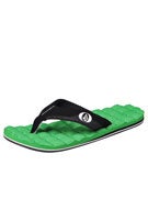 Volcom Recliner Creedler Sandals Green