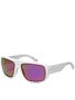 Von Zipper Gatti White Satin w/Pink Chrome Lens