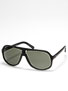 VZ Hoss Black Satin w/ Grey Lens