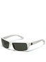 Von Zipper Snarkito White Satin w/Grey Lens
