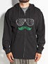 Von Zipper New Stache Hoodzip