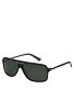 VZ Stache Black Smoke W/Grey Poly Polarized Lens