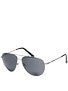 Von Zipper Wingding Silver w/Grey Chrome Lens