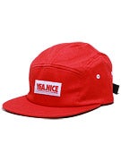 Yea.Nice Red All Over 5 Panel Camp Hat