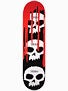 Zero 3 Skulls w/Blood Black Deck  8.125 x 32